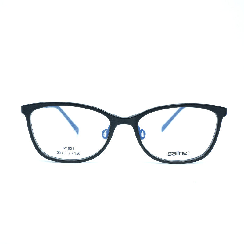 Navy Square 3D Printed Glasses