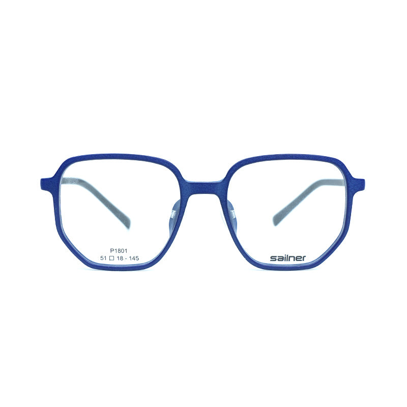 Standarded Blue 3D Printed Glasses