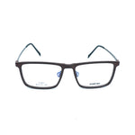 Dark Brown Square 3D Printed Glasses