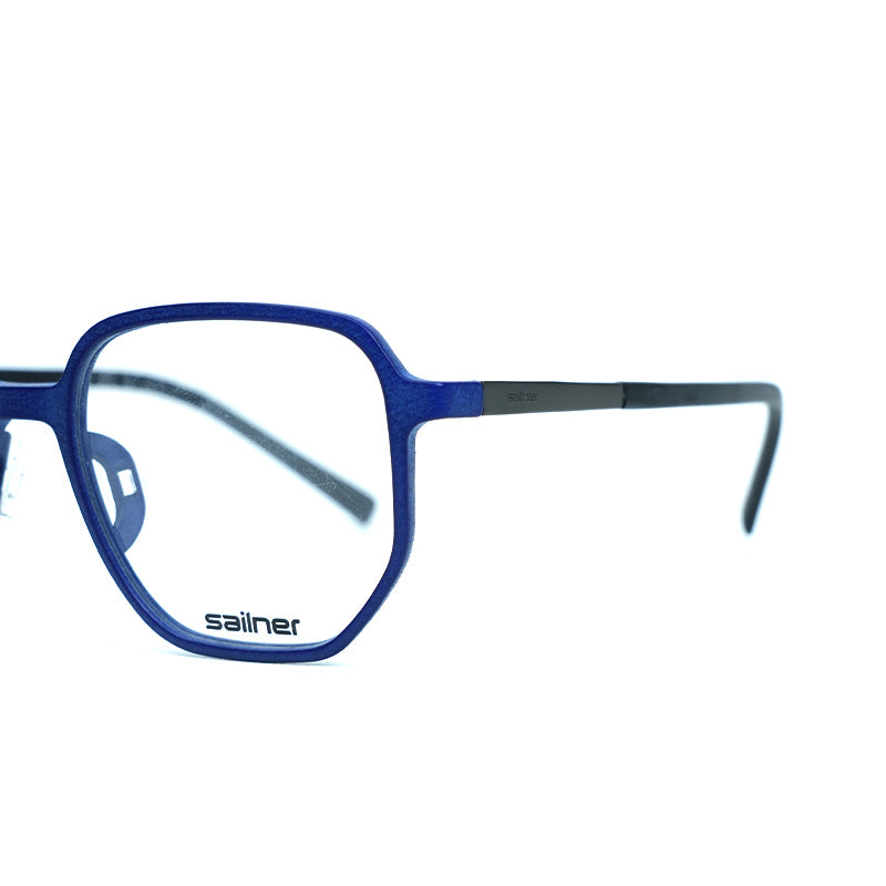 Standarded Blue 3D Printed Glasses