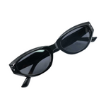 Black Cat-Eye Studded Sunglasses