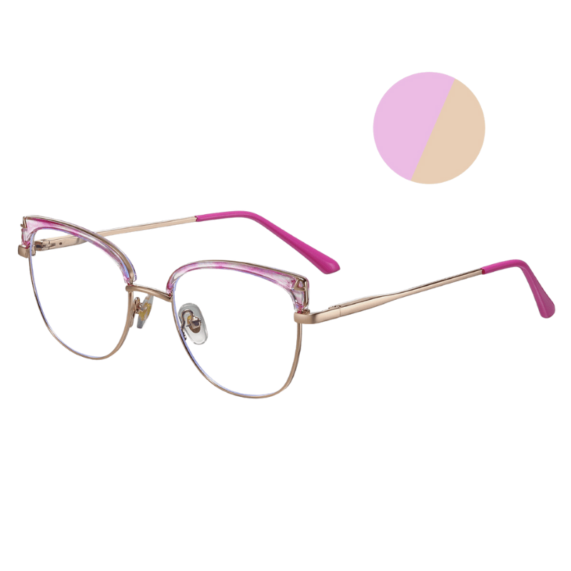 Browline Full Frame Round Glasses