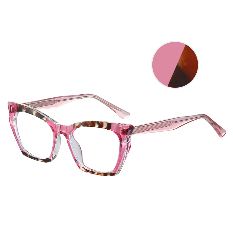 Multi-color Tortoiseshell Square Glasses