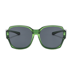 Square Foldable Clip-On Sunglasses