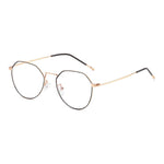 Square Rose Gold Blue Light Eyeglasses