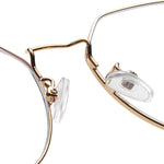 Square Rose Gold Blue Light Eyeglasses