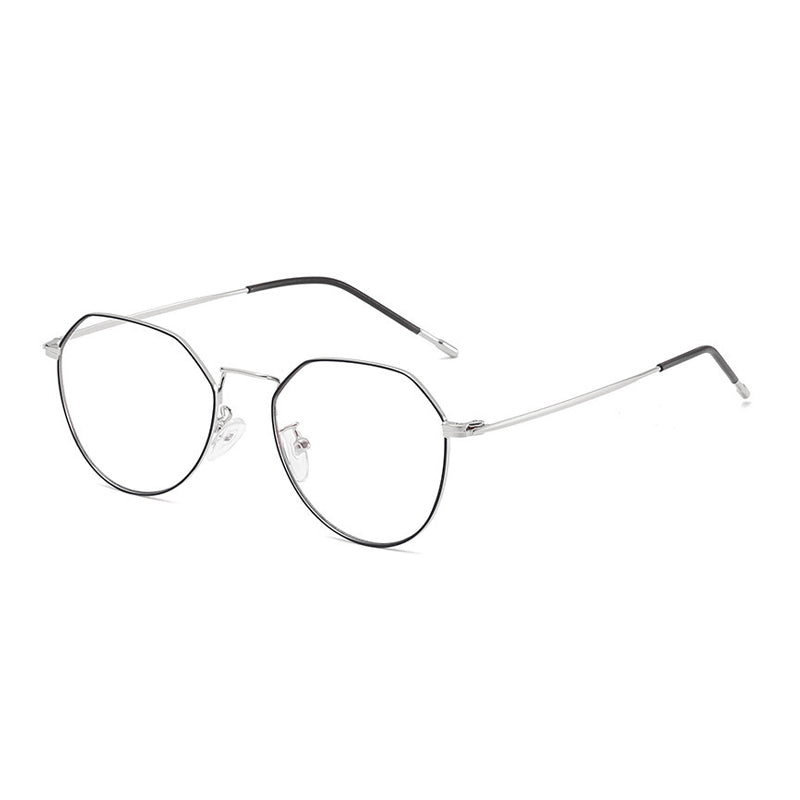 Square Rose Gold Blue Light Eyeglasses